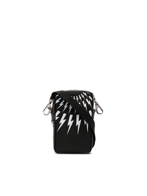 Lightning bolt messenger bag NEIL BARRETT | PBBO275AQ9101524